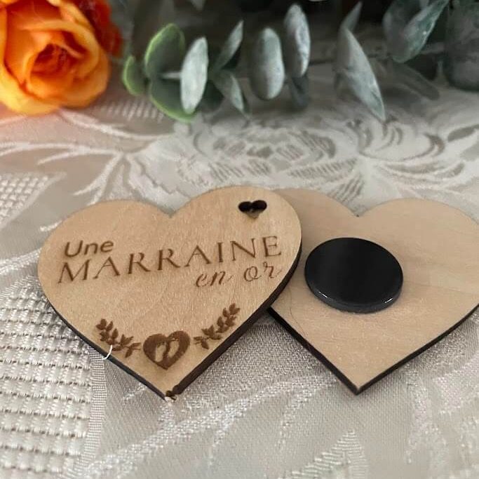 cadeau aux marraines personnalisables