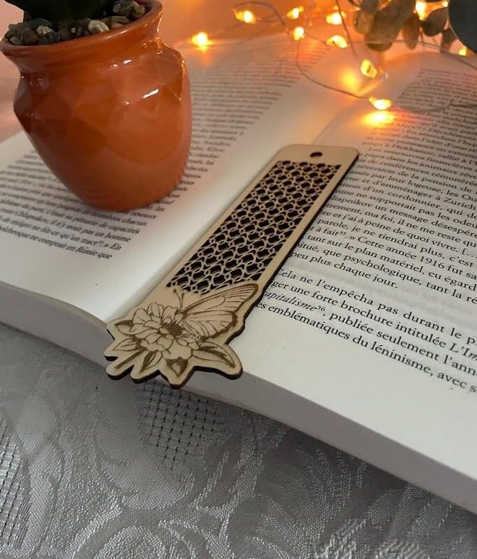Marque-page papillon