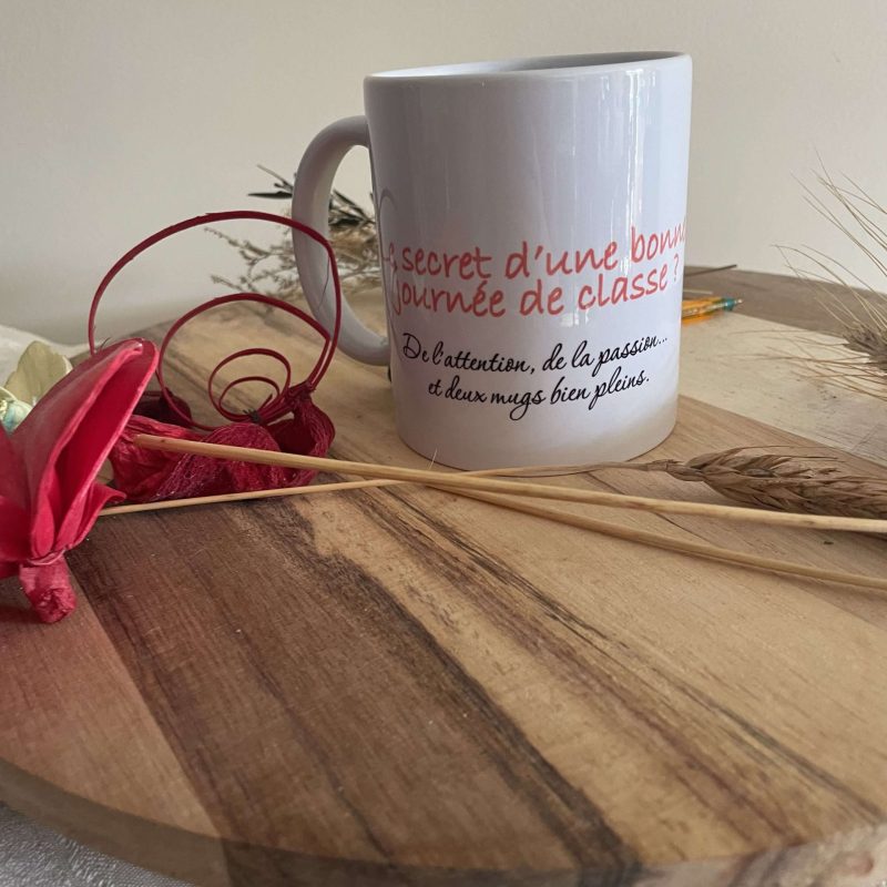 Mug ,cadeau aux professeurs une journée de classe réussie