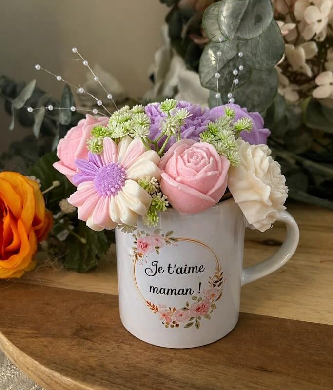 Mug & Bougie Fleurie